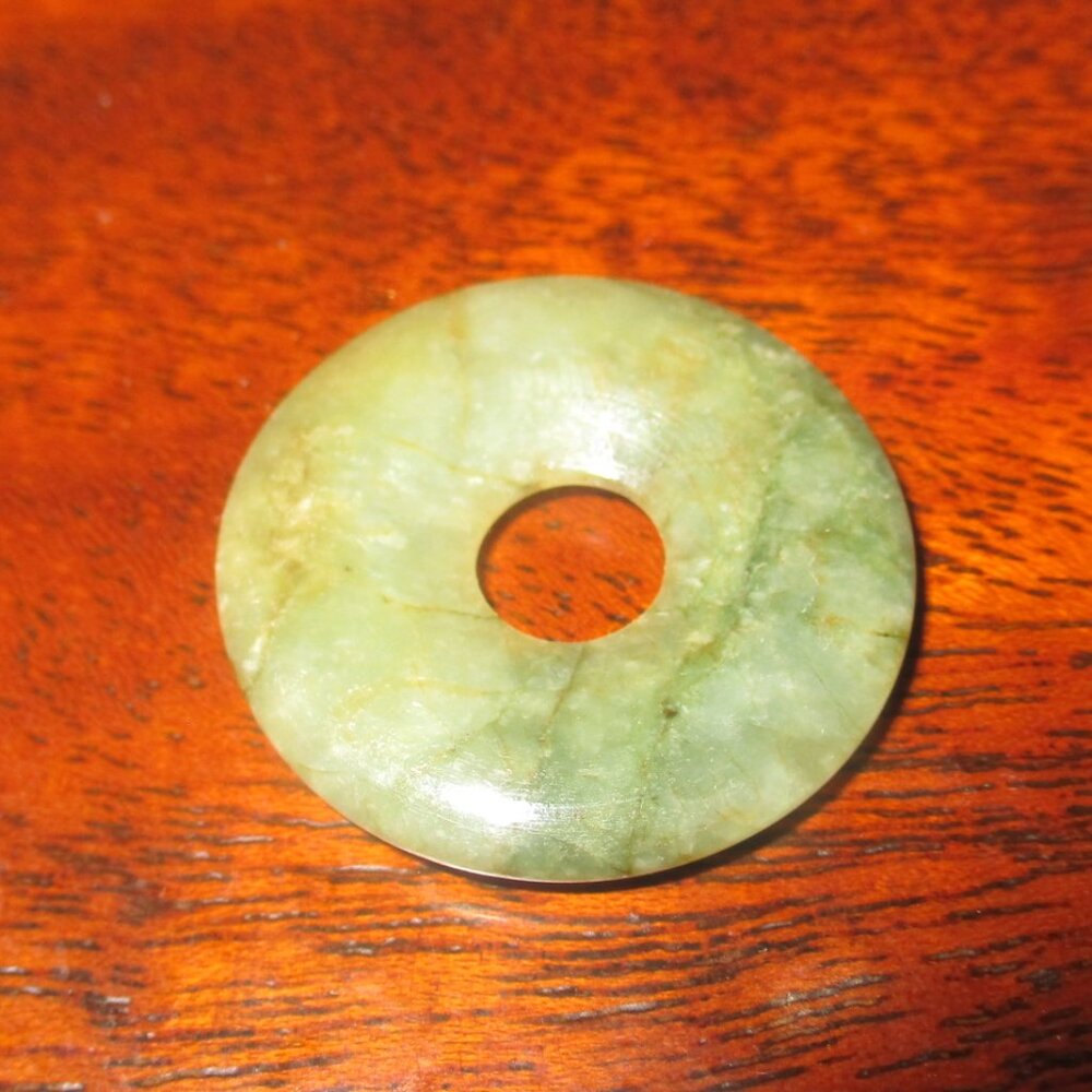 Jade Moss Green Circle Renewal of Life and Eternity